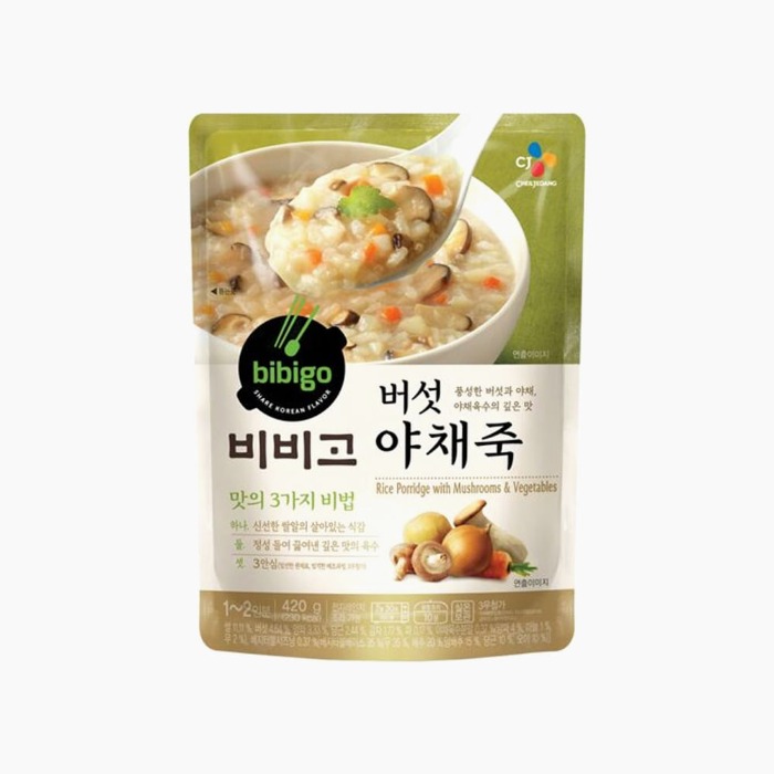[CJ] 비비고 버섯야채죽 420g